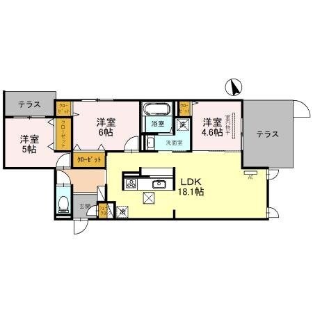 D-room上穂積の物件間取画像