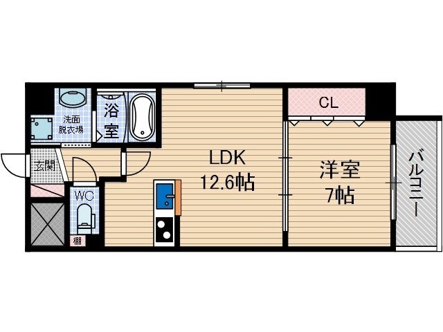 サンローズ南茨木の物件間取画像