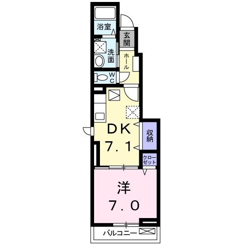 アルドール郡山の物件間取画像