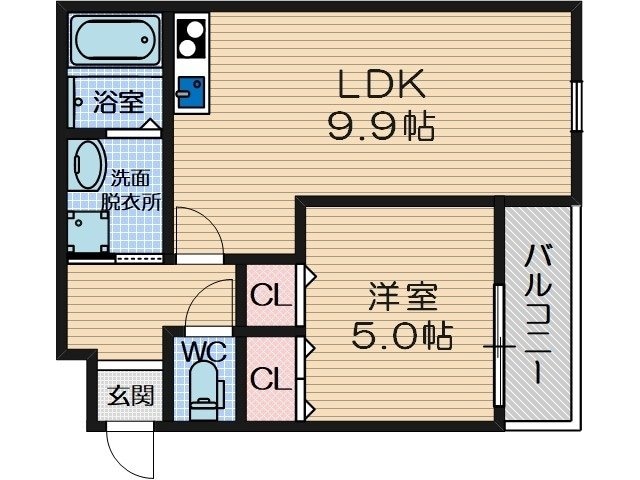 フジパレス正雀本町サウスの物件間取画像