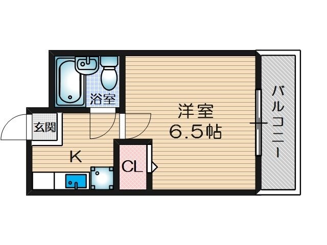 ナンノ第１２号館の物件間取画像