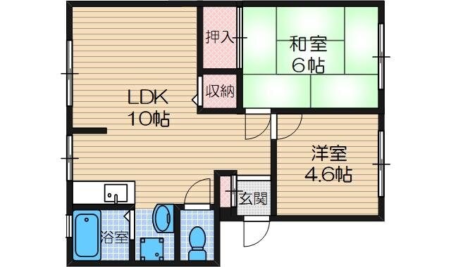 サンシティ三島の物件間取画像