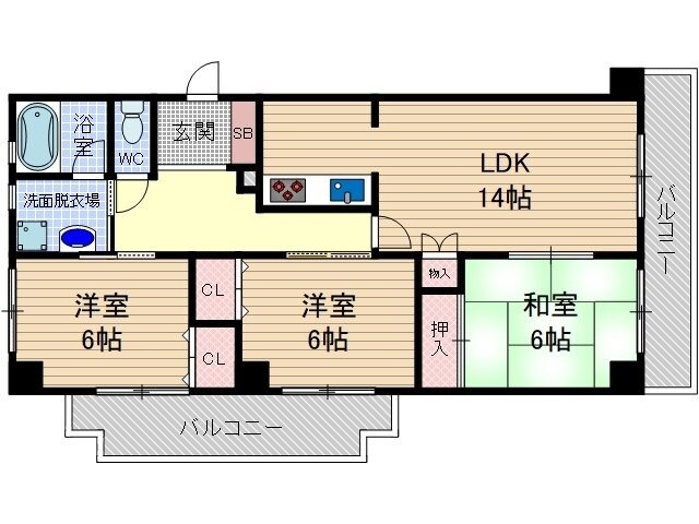 ほくとの物件間取画像