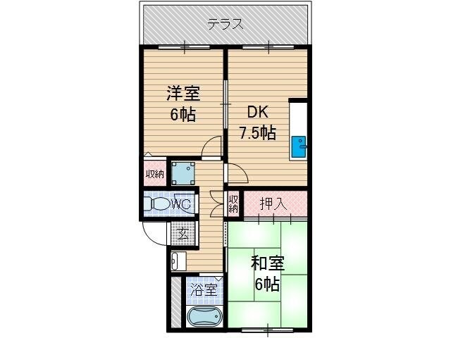 パストラールの物件間取画像