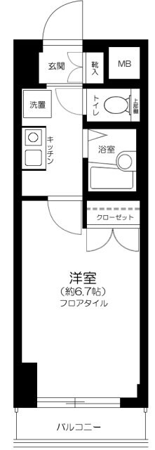 乃木坂駅 徒歩13分 2階の物件間取画像