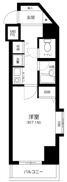 笹塚駅 徒歩7分 5階の物件間取画像