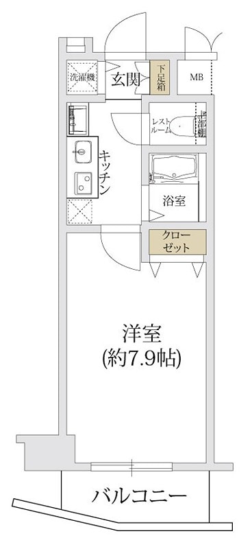 プレサンス新宿御苑前アルティメットの物件間取画像