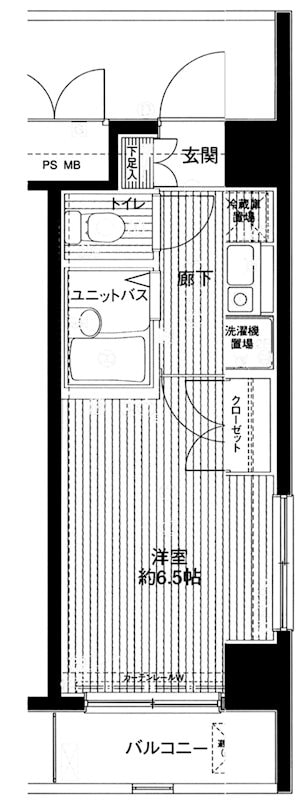 メインステージ目黒南の物件間取画像