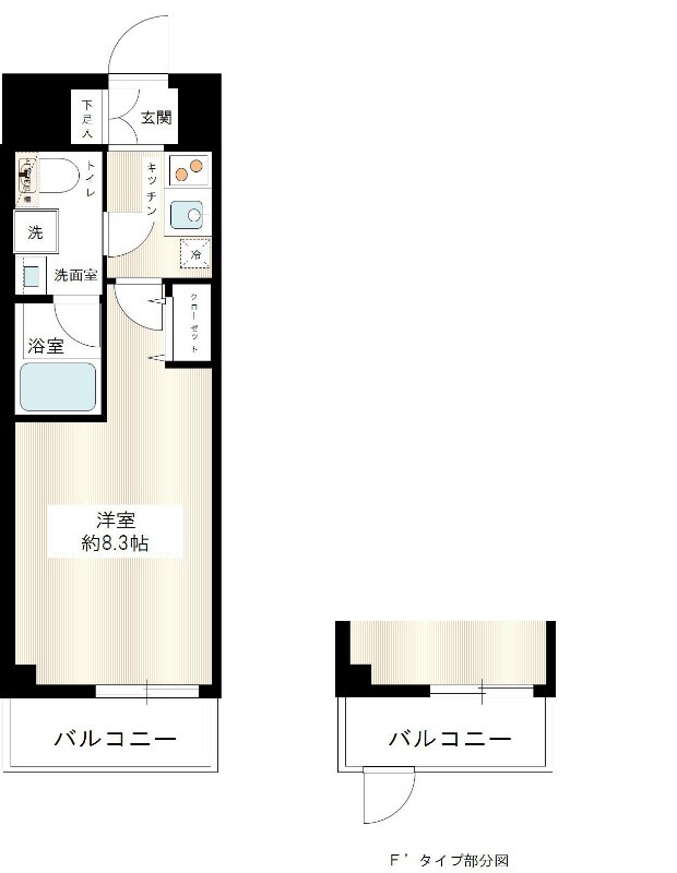 HY’ｓSalire用賀の物件間取画像