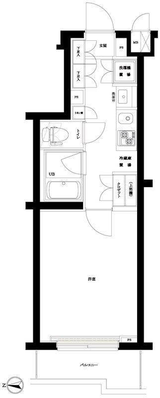 ルーブル新宿西落合八番館の物件間取画像