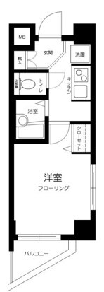 中野富士見町駅 徒歩6分 2階の物件間取画像