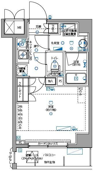 パティーナ大森の物件間取画像