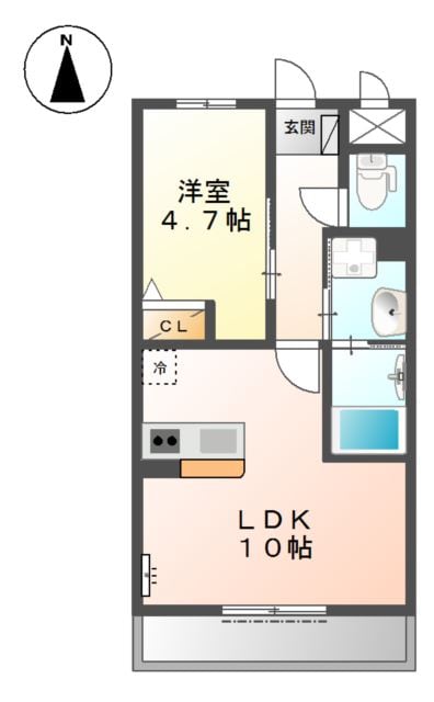 ヴェルデみなみの物件間取画像