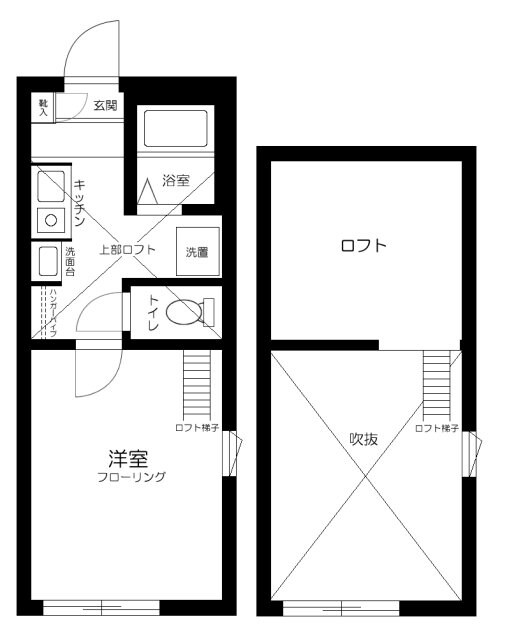 ESORA萩中の物件間取画像