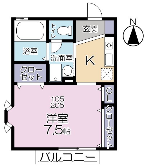 LA・Festaの物件間取画像