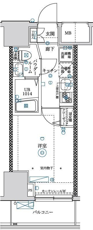 フェルクルールプレスト青戸の物件間取画像