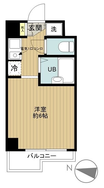 スカイコート文京小石川の物件間取画像