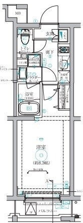 ベルシード椎名町の物件間取画像