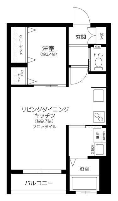 篠崎駅 徒歩12分 3階の物件間取画像