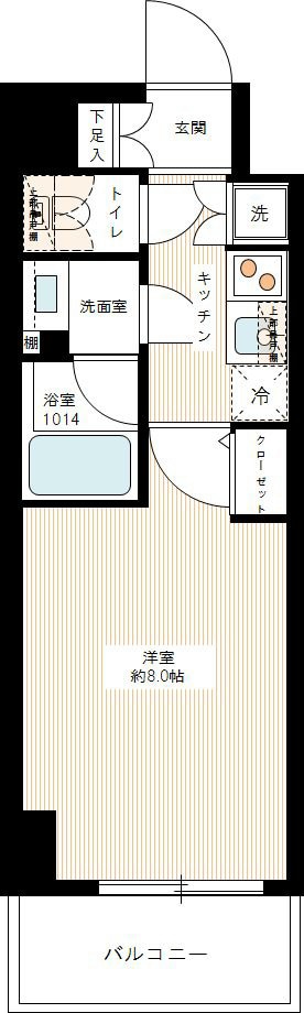 メインステージTOKYO・NORTH HY'sの物件間取画像