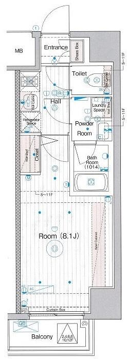 ベルグレードSK DUEの物件間取画像