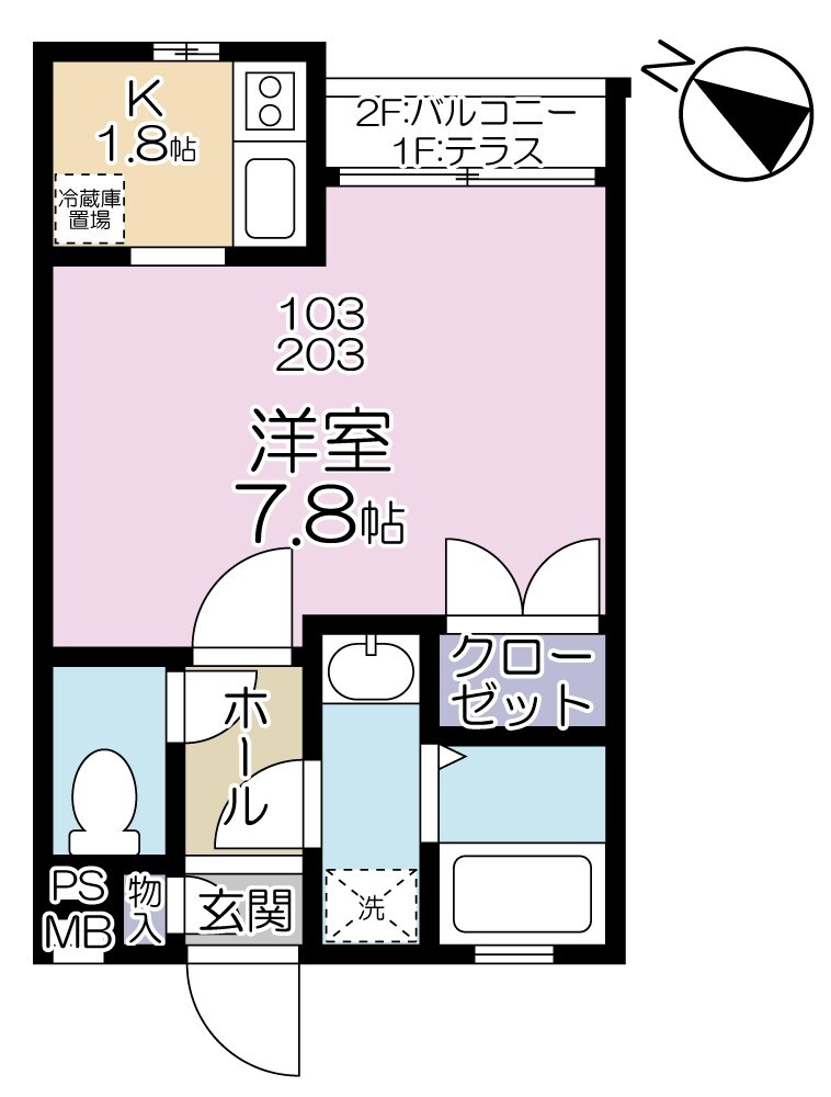 アーバン荻窪の物件間取画像