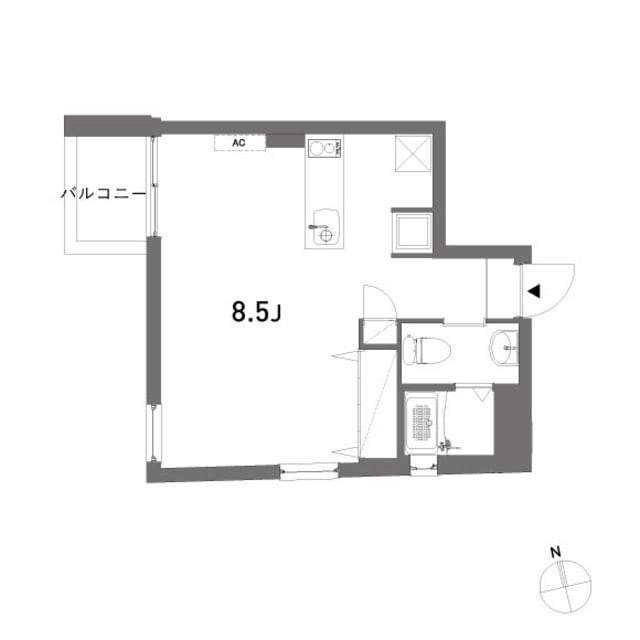 N bldg.の物件間取画像