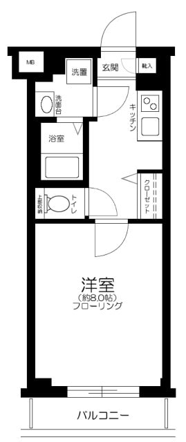 メイクスデザイン池袋パークサイドの物件間取画像