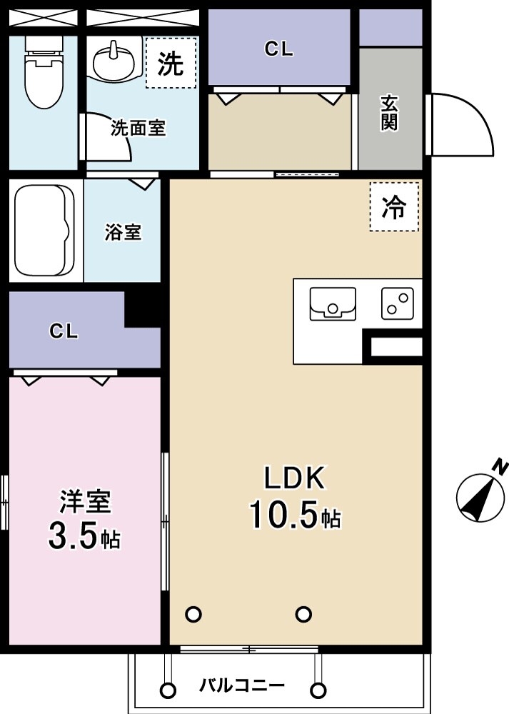 メルモの物件間取画像