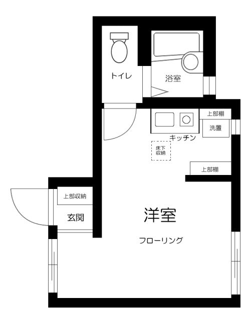 六郷土手駅 徒歩4分 1階の物件間取画像