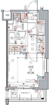 クレヴィスタ亀戸Ⅲの物件間取画像