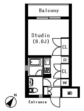 ラティエラ白金高輪の物件間取画像