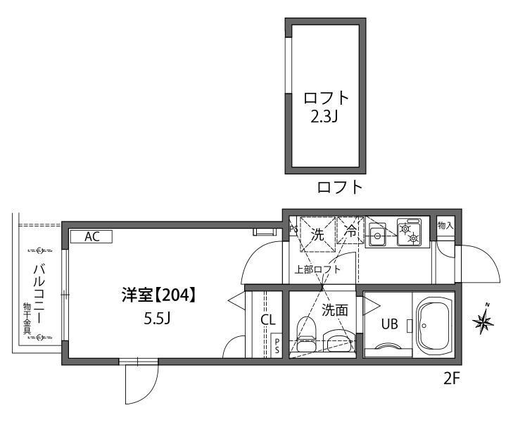 あやめはうすの物件間取画像