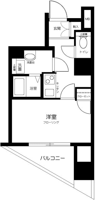 白金高輪駅 徒歩10分 13階の物件間取画像