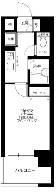 西新宿駅 徒歩5分 2階の物件間取画像