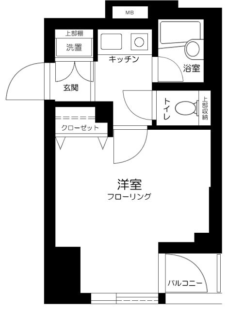 曙橋駅 徒歩3分 8階の物件間取画像