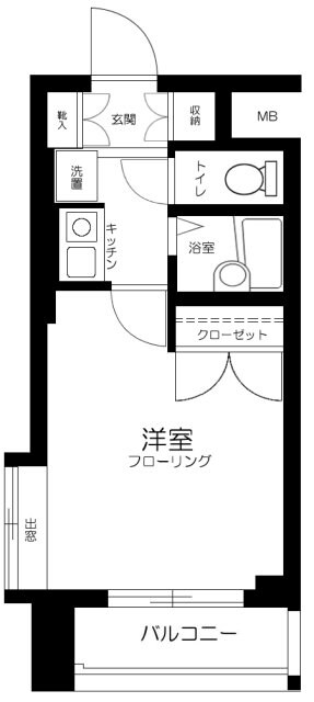 ロイヤルパレス池袋西の物件間取画像