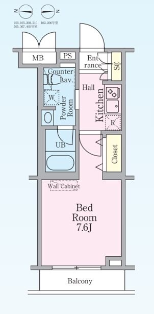 HY’s　新宿西落合の物件間取画像
