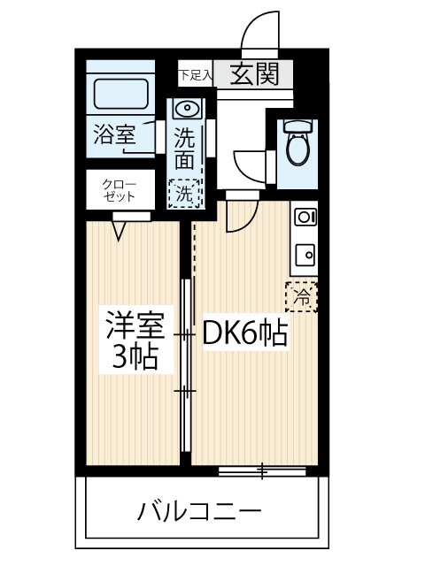 ARCOBALENO　SHINITABASHIの物件間取画像