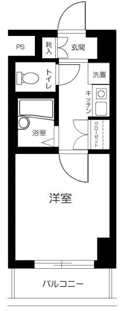 大森町駅 徒歩5分 2階の物件間取画像