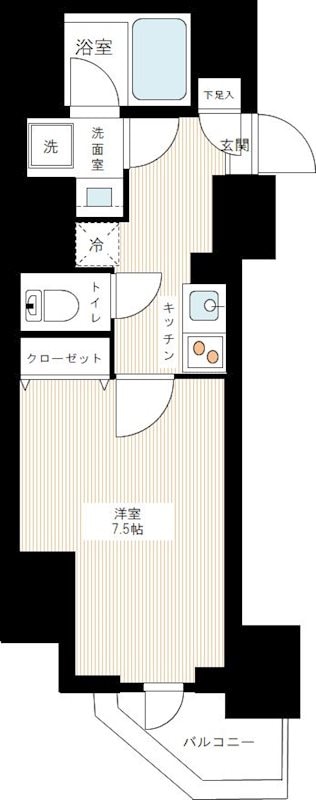 ハーモニーレジデンス大塚山手の物件間取画像