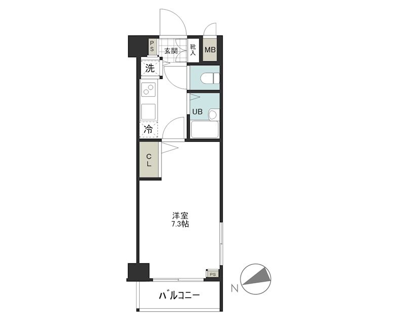トーシンフェニックス日本橋兜町参番館の物件間取画像