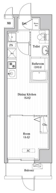 アーバンパーク志村坂上の物件間取画像