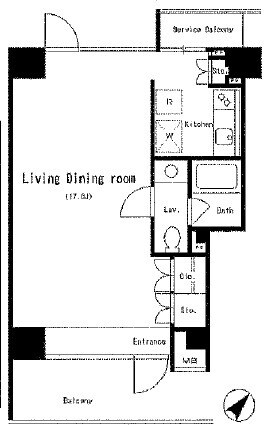 パークアクシス渋谷の物件間取画像