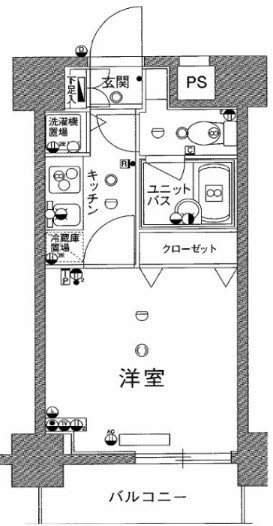 スカイコート都立大第3の物件間取画像