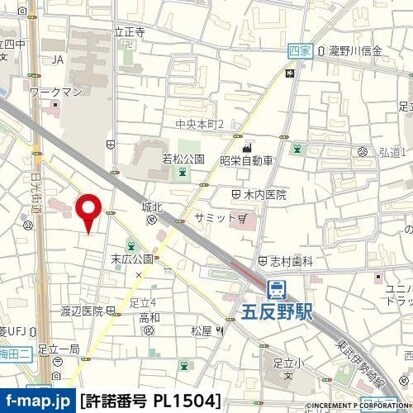 五反野駅 徒歩8分 1階の物件内観写真