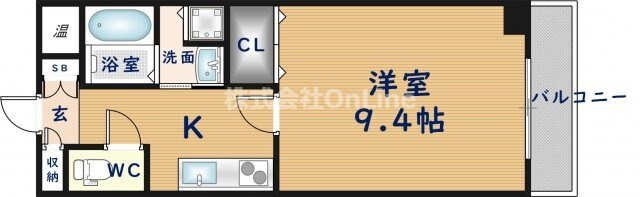 コンフォートエヌズの物件間取画像