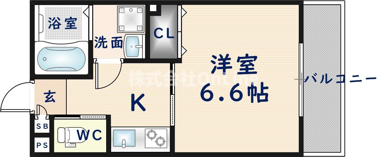 ソラーナメゾン近畿大学前の物件間取画像