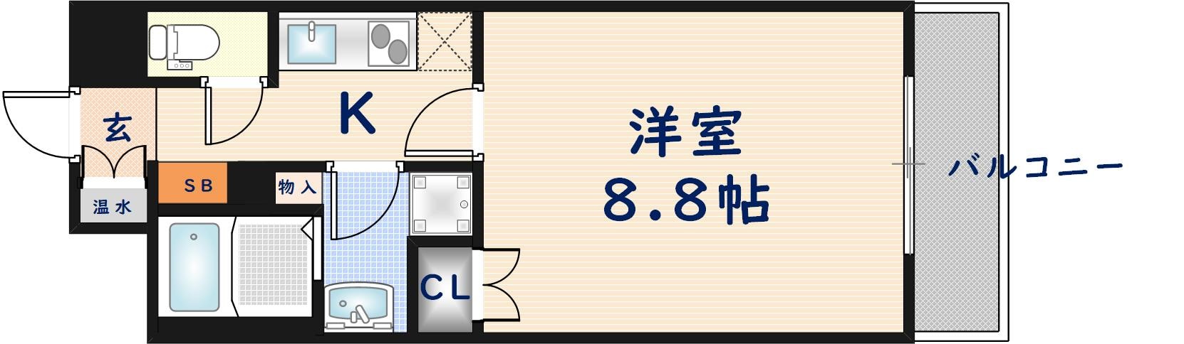 CASSIA高井田NorthCourtの物件間取画像