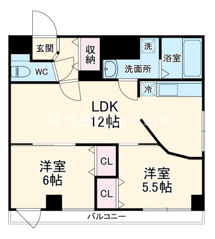 ロフティ岡田の物件間取画像